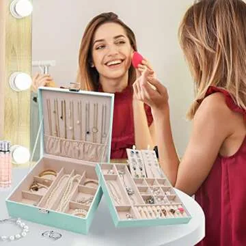 Stylish ProCase Jewelry Box Organizer for Elegant Storage
