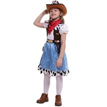 Spooktacular Creations Blue Cowgirl Costume for Kids