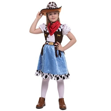 Spooktacular Creations Blue Cowgirl Costume for Kids