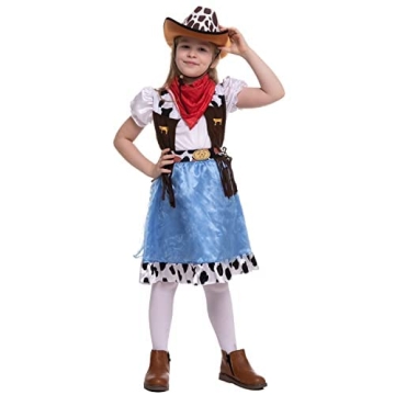 Spooktacular Creations Blue Cowgirl Costume for Kids