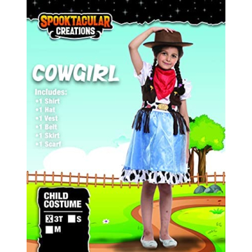 Spooktacular Creations Blue Cowgirl Costume for Kids