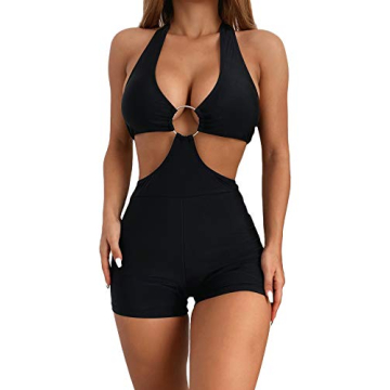 Stylish Halter Backless Monokini for a Flattering Fit