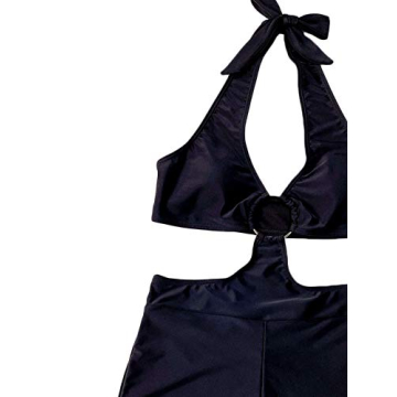 Stylish Halter Backless Monokini for a Flattering Fit