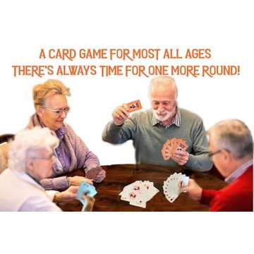 Tapped Four Card Game, 2 to 8 Players - Strategy, Luck, Laughter, Nonstop Fun for Family and Friends