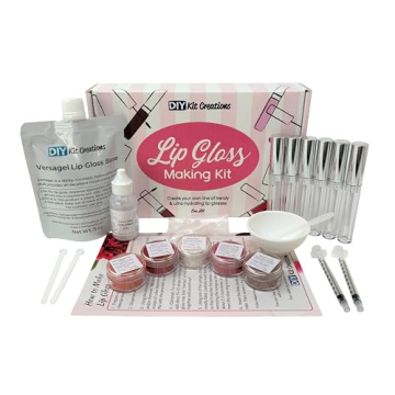 Unleash Your Creativity with the DIY Kit Creations Lip Gloss Making Kit (Standard Kit, 6 Tubes)
