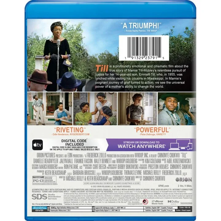 Till Blu-ray DVD Digital Edition for Movie Lovers