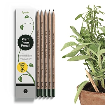 Eco-Friendly Plantable Pencils Happy Bee Edition