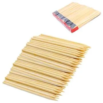 Chef Craft 21893-4PK Pack of 120 Bamboo Apple Sticks for Candy Apples and Crafts