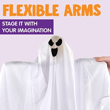 JOYIN 3-Pack Halloween Hanging Ghost Decorations