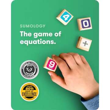 SimplyFun Sumology Math Game - One of The Most Fun Math Games for Kids Ages 8-12 - Practice Addition...
