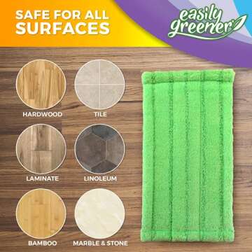 Easily Greener Microfiber Mop Pads for Swiffer WetJet