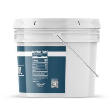 Earthborn Elements Coconut Oil (1 Gallon), Non-Hydrogenated, Food Grade, Always Pure