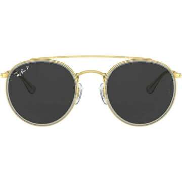 Ray-Ban Women's Double Bridge Round Sunglasses