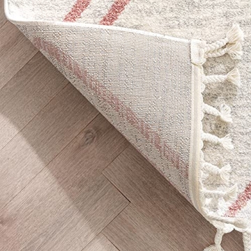Well Woven Merri Pink Ivory Rug 5x7 - Perfect for Kids