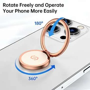 Syncwire Phone Ring Holder - 360° Rotation & Grip