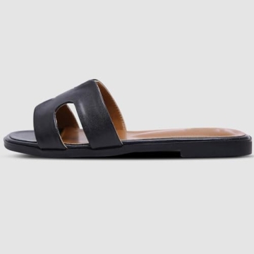 CEAUZY Women's H-Band Slide Sandals for Summer Comfort