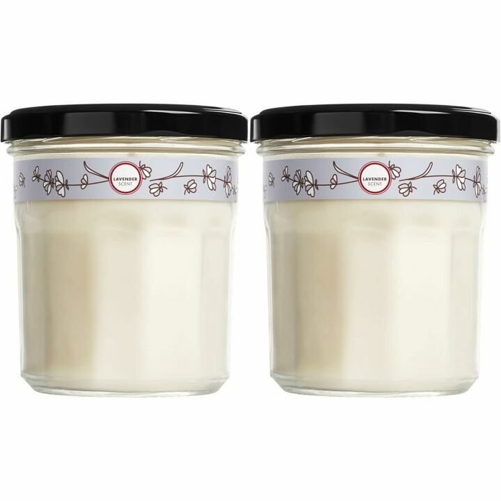 Lavender Soy Aromatherapy Candle 2 Pack - 35 Hour Burn