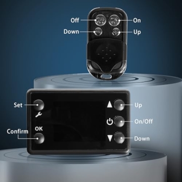 8KW Diesel Heater, 12V Diesel Air Heater All in One，Portable Diesel Parking Heater with LCD Screen, Fast Heating and Low Noise for Car, Truck, Boat, Van and Indoors (Tall, 8kw)