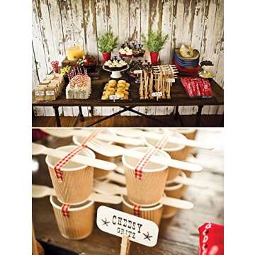 Cowboy Glittery Happy Birthday Cake Topper for Kids