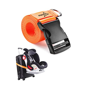 Car Seat Travel Belt, Adjustable car seat Travel Strap for Transport Kid Car Seat to Convert Car Sea...