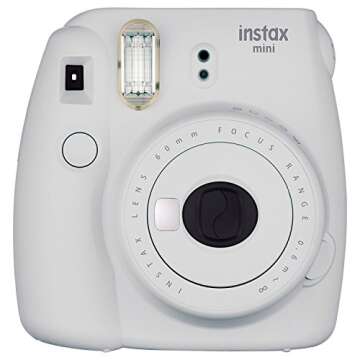 Fujifilm Instax Mini 9 Instant Camera, Smokey White