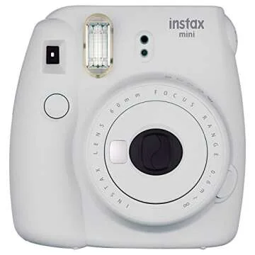 Fujifilm Instax Mini 9 Instant Camera, Smokey White