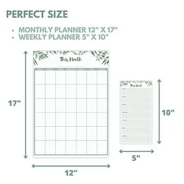 Magnetic Calendar for Refrigerator - Organize Stylishly