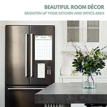 Magnetic Calendar for Refrigerator - Organize Stylishly