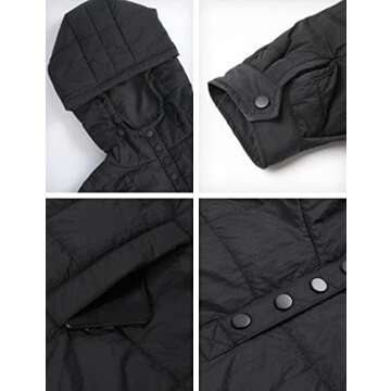 Watashi Women’s Quilted Puffer Jacket for Winter Style