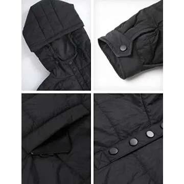 Watashi Women’s Quilted Puffer Jacket for Winter Style