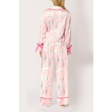 Argeousgor Women's Christmas Pajama Set in Light Pink Special Edition