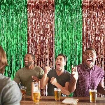 Spectacular Superbowl Football Fringe Curtain Backdrop Pack