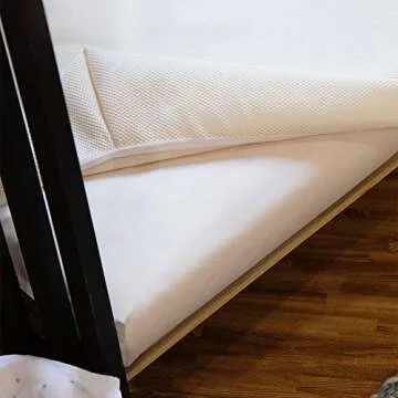 Naturepedic Organic Crib Mattress Cover Waterproof - Skin Friendly, Breathable & Absorbent Crib Mattress Protector - Removable Mattress Pad for Baby and Toddler Bed - Standard Crib Size