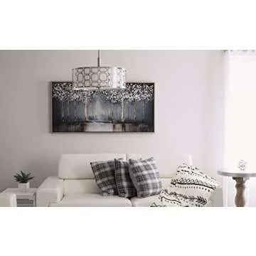 ANVI HOME Boho Throw Blanket Soft Warm Cozy Fuzzy Lightweight Plush Blanket with Tribal Aztec Trim for All Season for for Dorm Room, Bed, Sofa, Couch, Chair, Gift, 50X60 Inch, Black White