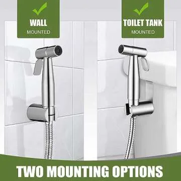 Handheld Stainless Steel Bidet Sprayer for Toilets