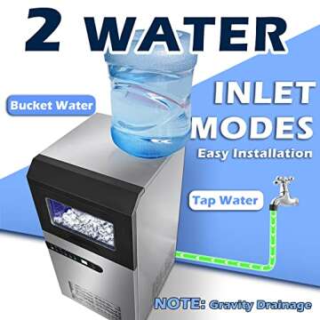 Durable Commercial Ice Maker Machine for Bars and Cafes