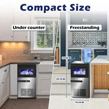 Durable Commercial Ice Maker Machine for Bars and Cafes