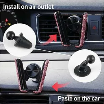 Amiss Bling Car Phone Holder With Universal Compatibility