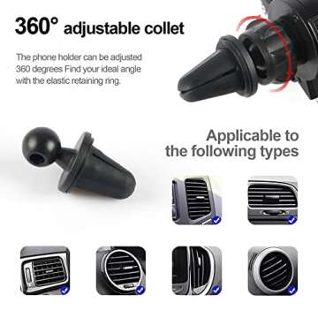 Amiss Bling Car Phone Holder With Universal Compatibility