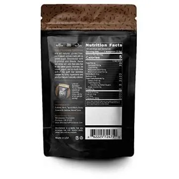 Keto Sprinkles, 6 oz. Larger Value Size, Dye Free, Non-GMO, Plant-Based, Vegan, Gluten Free, All Natural, No Artificial Coloring, Sugar Free Sprinkles, 1g Net Carb (Rainbow & Chocolate, 2 Pack)