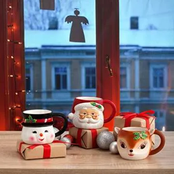 Mr. Christmas 16 oz Reindeer Mug - Perfect Holiday Gift