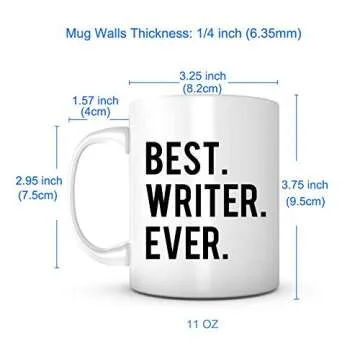 Best Writer Ever Mug for Writers and Editors