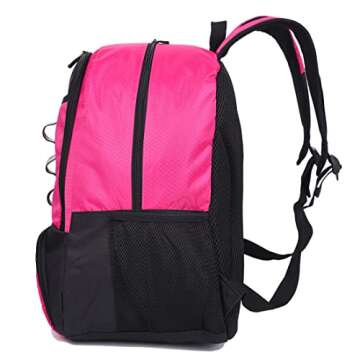 Boys Girls Soccer Bags Soccer Backpack Basketball vollyball Football Bag Backpack Kids Ages 6 Up with Ball Compartment All Sports Bag Gym