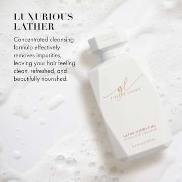 Goldie Locks Ultra Hydrating Signature Shampoo, Safe for Hair Extensions & Colored Hair, Maintains Texture & Shine, Encourages Healthy Hair Growth, Protein-Free, Sulfate-Free, Moisturizing, 3.4 Fl Oz