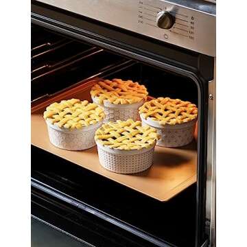 LE TAUCI Ramekins with Lids, 8 oz Ramikin Set for Creme brulee, Souffle, Dipping Sauces, Ceramic Food Storage Containers Great for leftovers - 4.4 inch, Set of 4, Arctic White