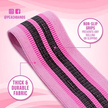 Peach Bands Hip Band - High-Quality Fabric Resistance Band