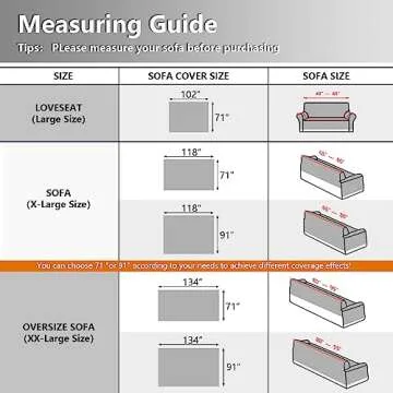 MEETSKY Chenille Sofa Covers for 3 Cushion Couch