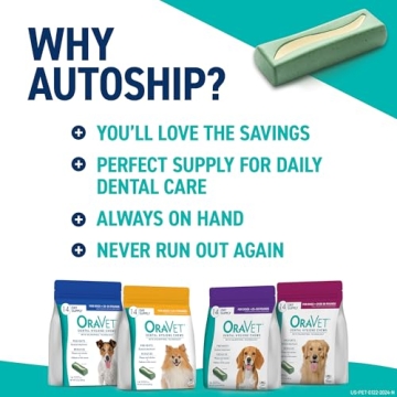 OraVet Small Dog Dental Chews with Delmopinol - 14 Count