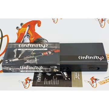 Harder & Steenbeck Infinity CR Plus 2in1 Airbrush 0.15 + 0.2mm Nozzle Sets. Special by SprayGunner