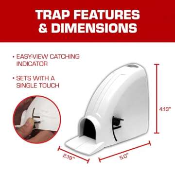 Tomcat Kill & Contain Mouse Trap for Effective Pest Control
